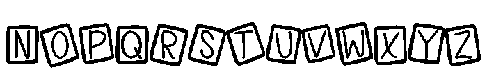 Kwanzaa festive Font UPPERCASE