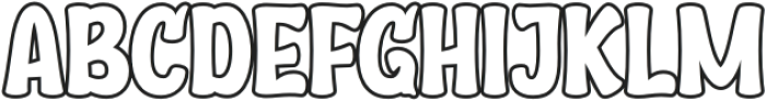 KWUTER Outline otf (400) Font UPPERCASE