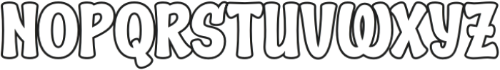 KWUTER Outline otf (400) Font UPPERCASE