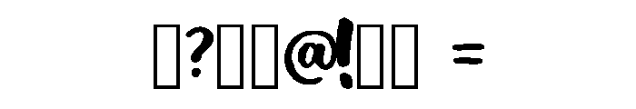 Kwisela Regular Font OTHER CHARS