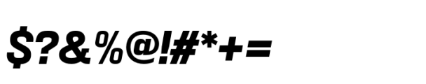 KWINC Grotesk Extra Bold Italic Font OTHER CHARS
