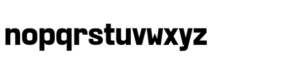 KWINC Grotesk Extra Bold Font LOWERCASE