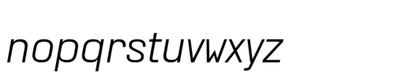 KWINC Grotesk Extra Light Italic Font LOWERCASE