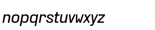 KWINC Grotesk Italic Font LOWERCASE