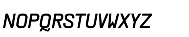 KWINC Grotesk Medium Italic Font UPPERCASE