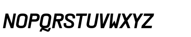 KWINC Grotesk Semi Bold Italic Font UPPERCASE