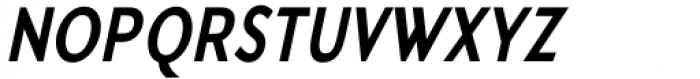 Kwalett Bold Narrow Italic Font UPPERCASE