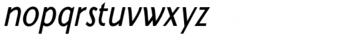 Kwalett Narrow Italic Font LOWERCASE