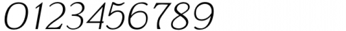 Kwalett Thin Italic Font OTHER CHARS