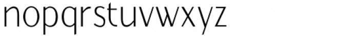 Kwalett Thin Narrow Font LOWERCASE