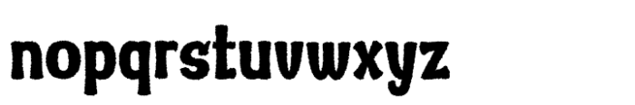 Kwuter Distort Font LOWERCASE