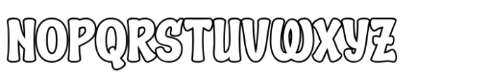 Kwuter Outline Font UPPERCASE