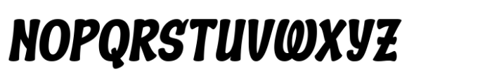 Kwuter Slant Font UPPERCASE