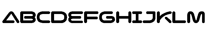 KXON Regular Font UPPERCASE