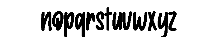 Kykio Font LOWERCASE