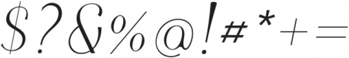 Kymer Awon Light SC Italic otf (300) Font OTHER CHARS