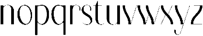 Kymer Awon Medium otf (500) Font LOWERCASE