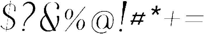 Kymer Awon MediumSCItalic otf (500) Font OTHER CHARS