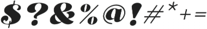 KyodaAscher-Italic otf (400) Font OTHER CHARS