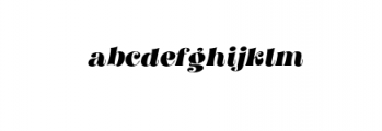 Kyoda Ascher Italic.otf Font LOWERCASE