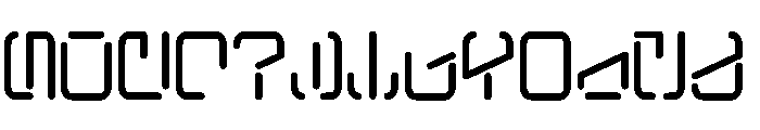Kyber Crystal Display Aurebesh Font UPPERCASE