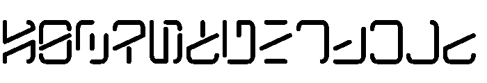 Kyber Crystal Display Aurebesh FONT
