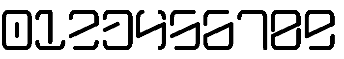 Kyber Crystal Display High Alphabet Font OTHER CHARS