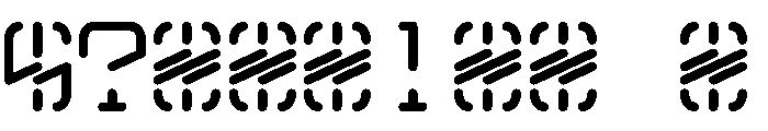 Kyber Crystal Display High Alphabet Font OTHER CHARS