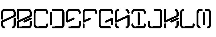 Kyber Crystal Display High Alphabet FONT
