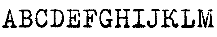 Kyiv Machine Font UPPERCASE