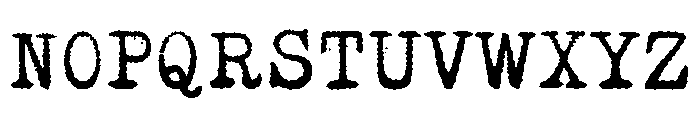 Kyiv Machine Font UPPERCASE