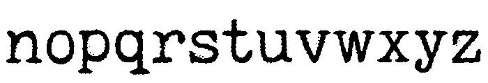 Kyiv Machine Font LOWERCASE