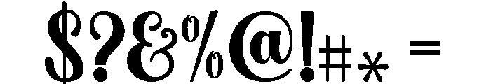 Kynthia Font OTHER CHARS