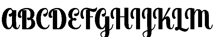 Kynthia Font UPPERCASE