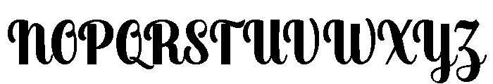 Kynthia Font UPPERCASE