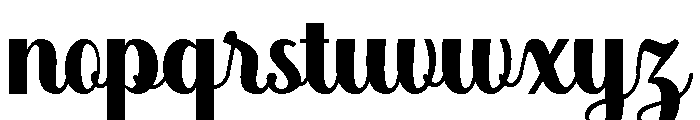 Kynthia Font LOWERCASE