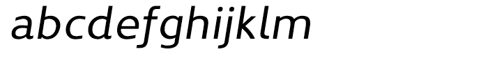 Kyrial Display Regular Italic Font LOWERCASE