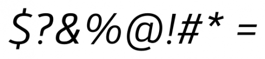 Kylo Sans Light Italic Font OTHER CHARS