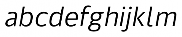 Kylo Sans Light Italic Font LOWERCASE