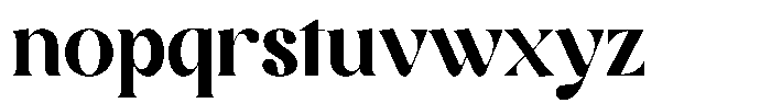 Kyanite Font LOWERCASE