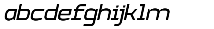 Kyber Ricon Extra Light Italic Font LOWERCASE