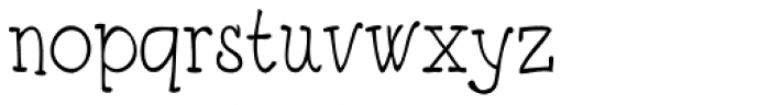 Kycka Condensed Regular Font LOWERCASE