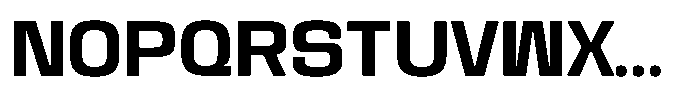 Kycron Black Font UPPERCASE