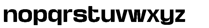Kycron Black Font LOWERCASE