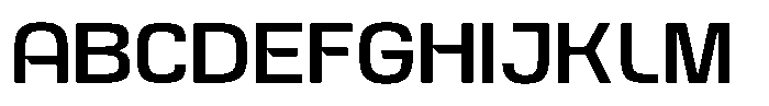 Kycron Bold Font UPPERCASE