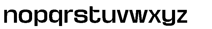 Kycron Bold Font LOWERCASE
