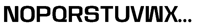 Kycron Extra Bold Font UPPERCASE