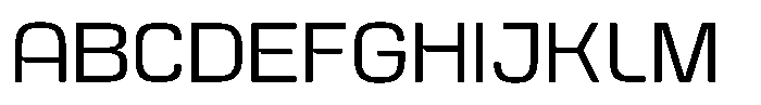 Kycron Regular Font UPPERCASE