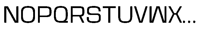 Kycron Regular Font UPPERCASE