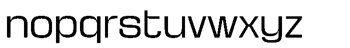 Kycron Regular Font LOWERCASE